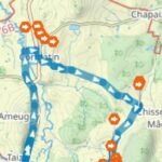 Itinéraire vélo géolocalisé au départ de Cluny sur la Voie Verte