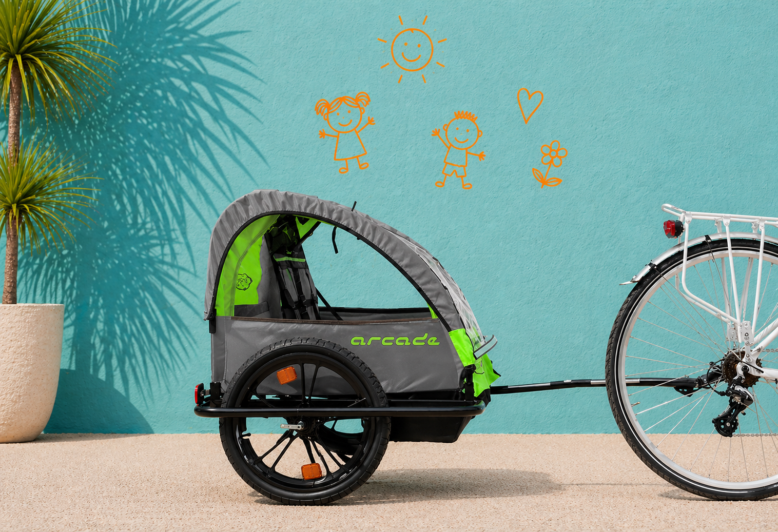 Location Cluny - Remorque enfant