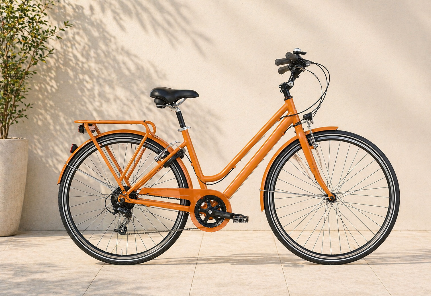 Location Cluny - VTC Arcade Escape Mixte orange